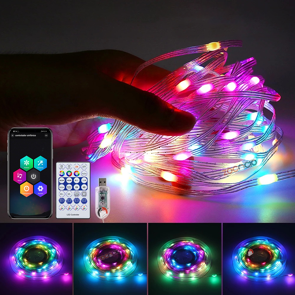 Tira Flexible Luces Led Inteligente 20M